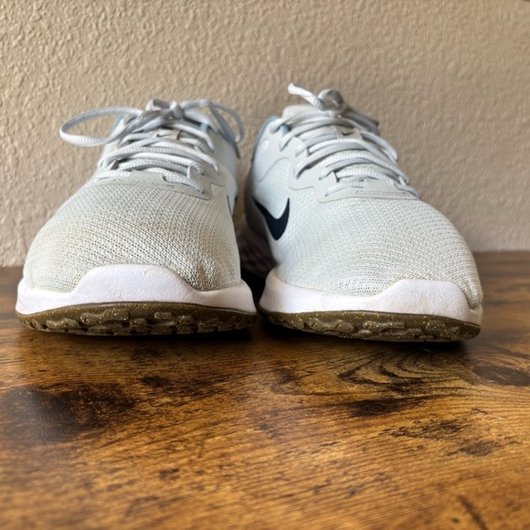 Nike Men’s 11W Revolution 6 Extra Wide Running Shoes Blue White Sneakers - Picture 3 of 8